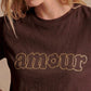 T-shirt Alma chocolat