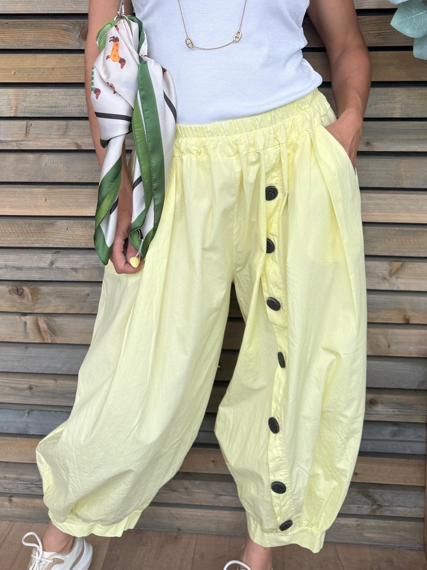 Pantalon Gaspard jaune