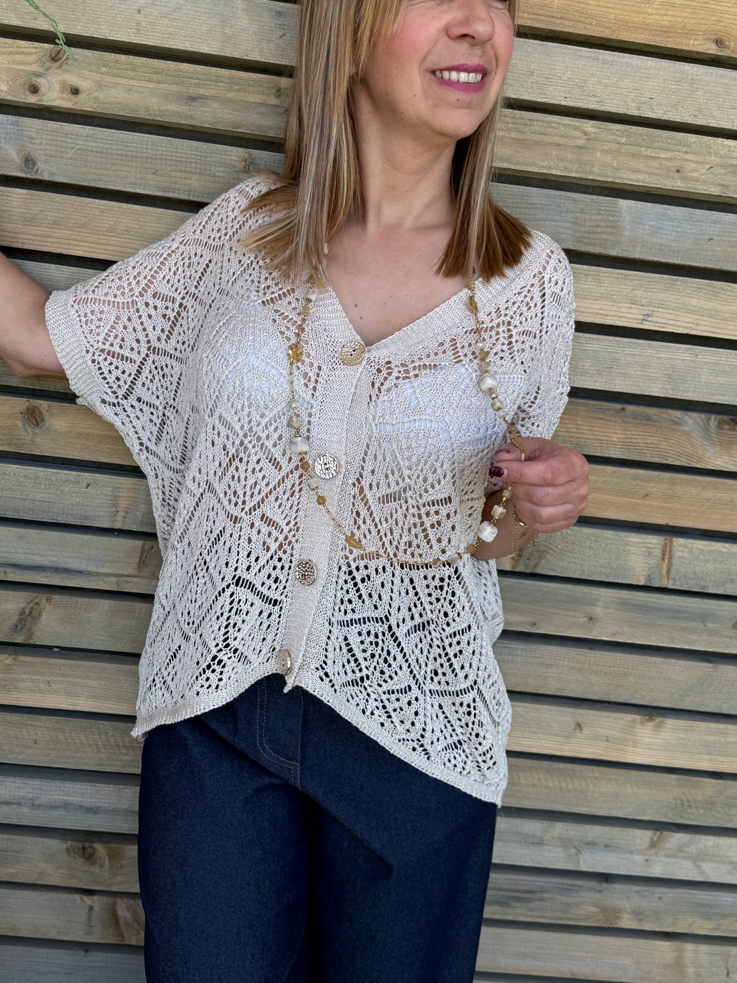 Gilet Danica beige