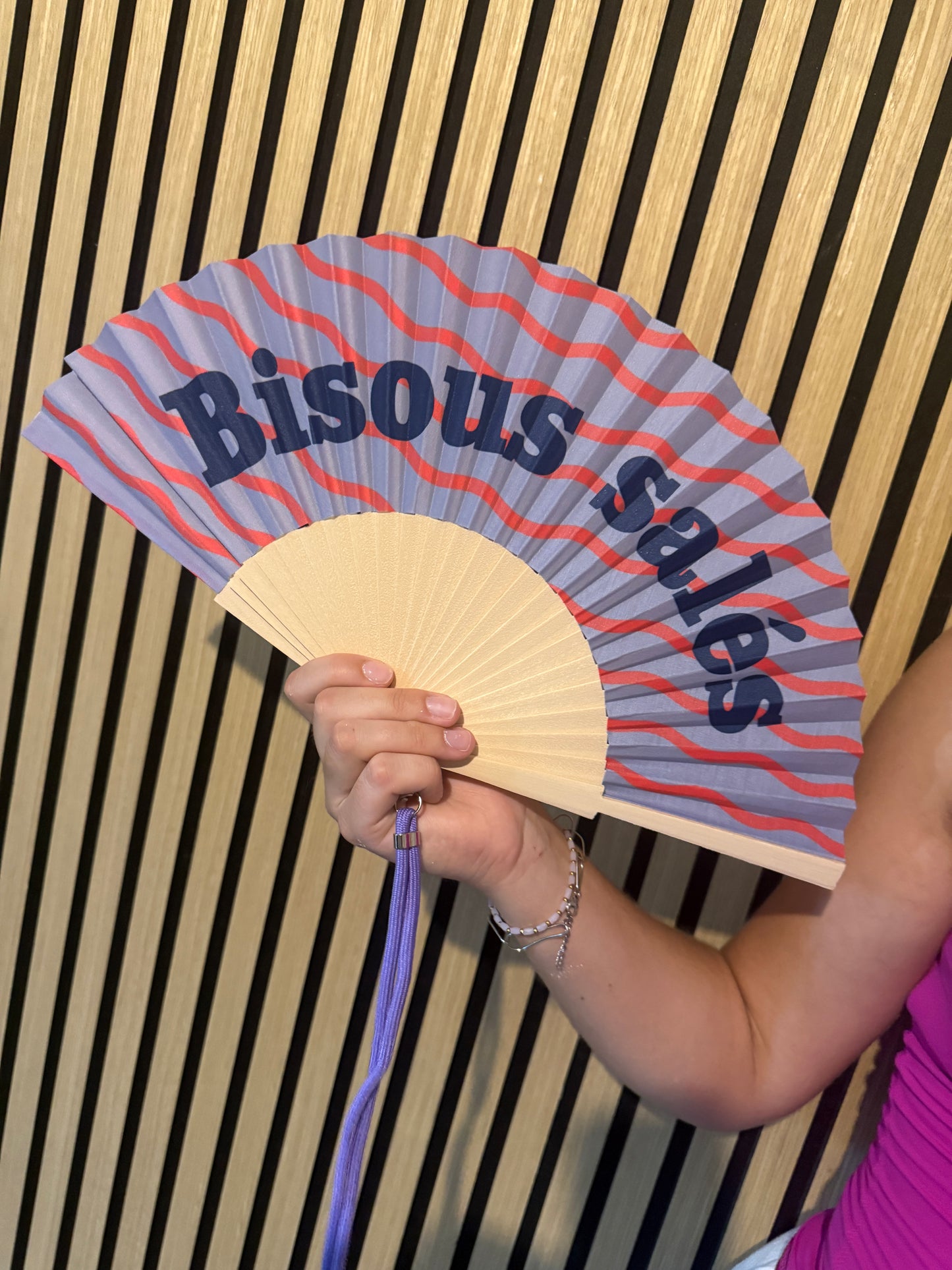 Eventail "Bisous Salés"