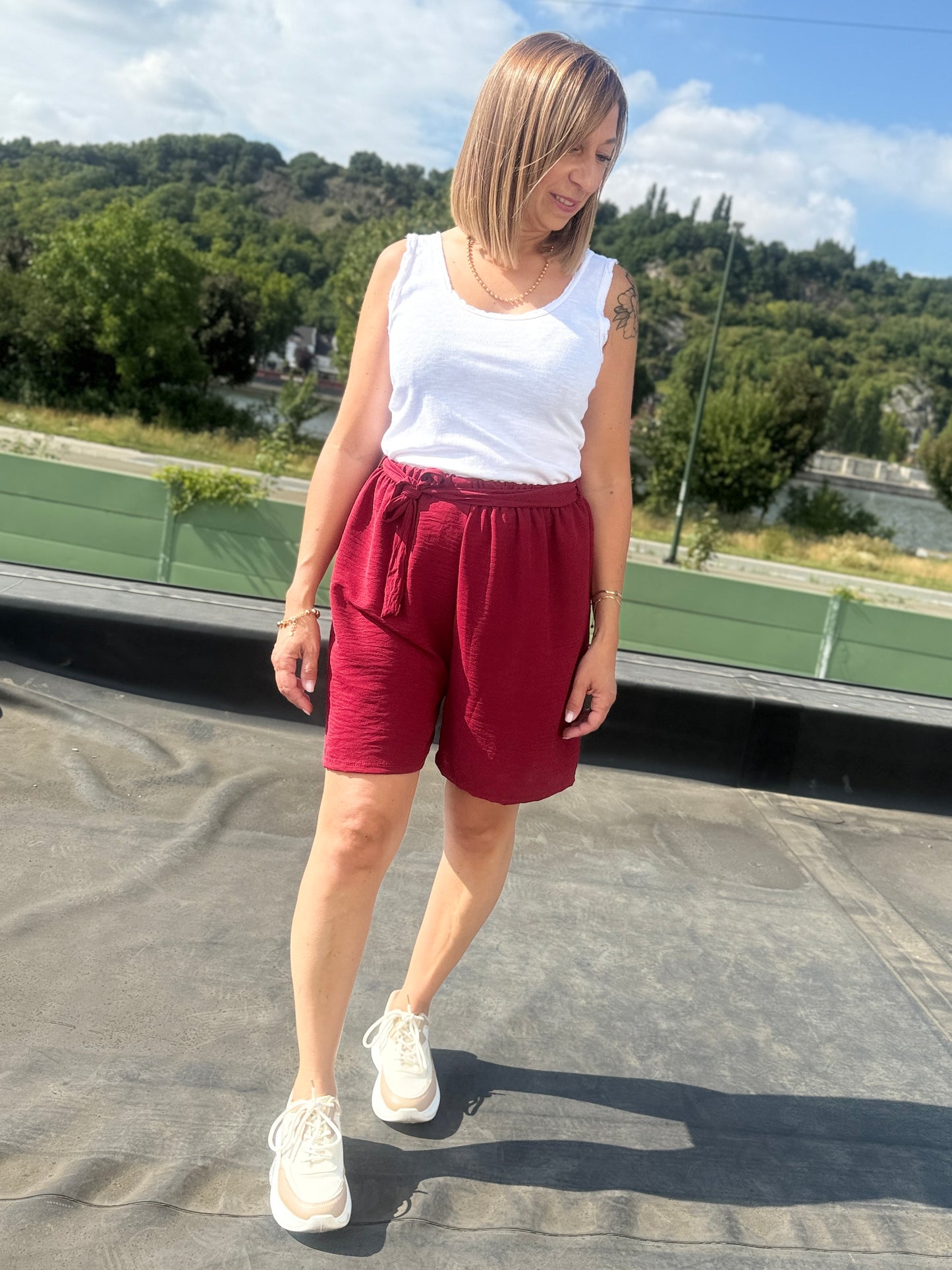 Short Summer grenat