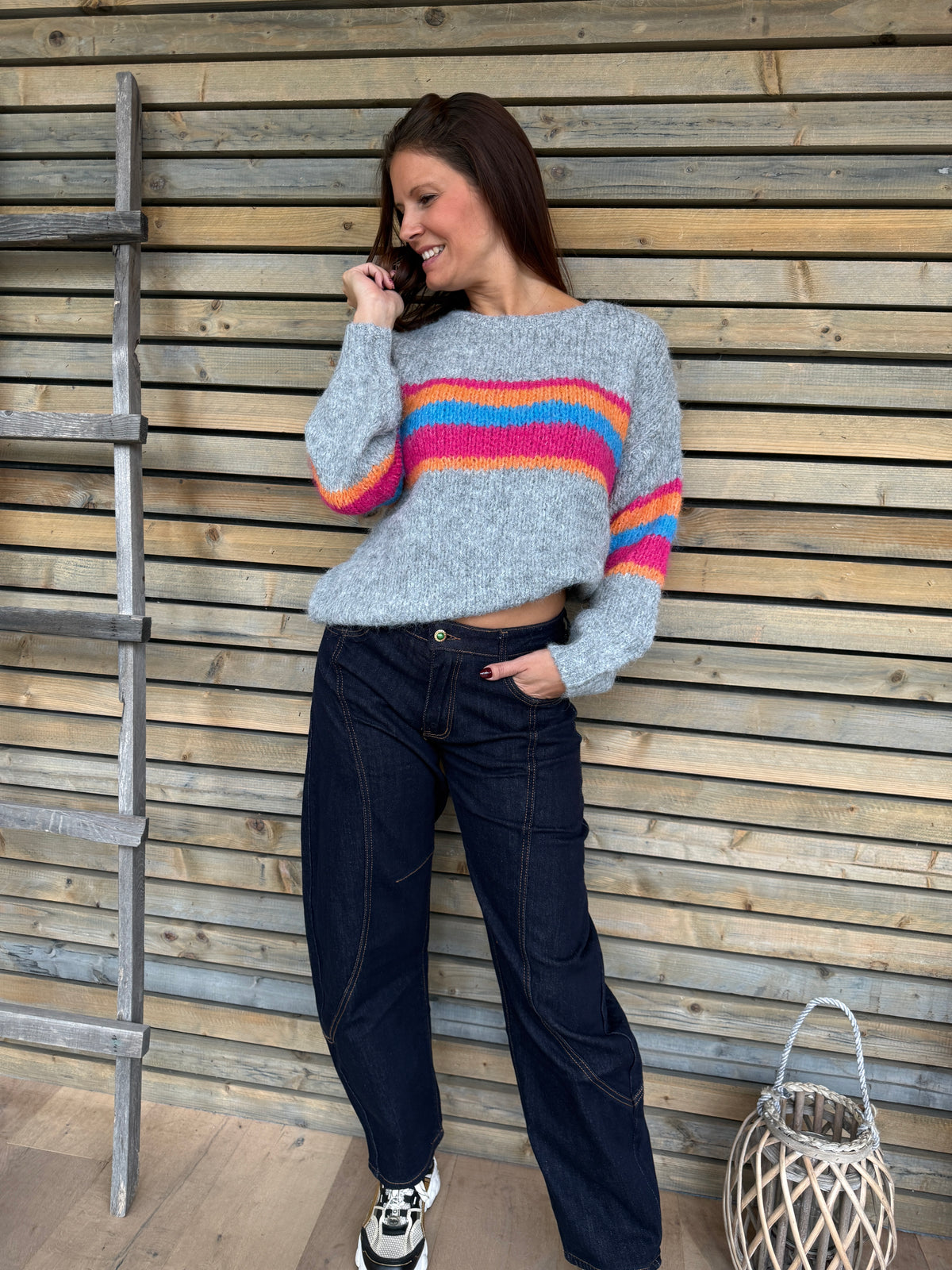 Pull Sanna gris