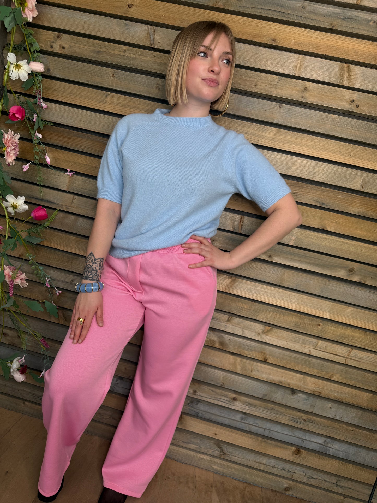 Pantalon BASILE ROSE