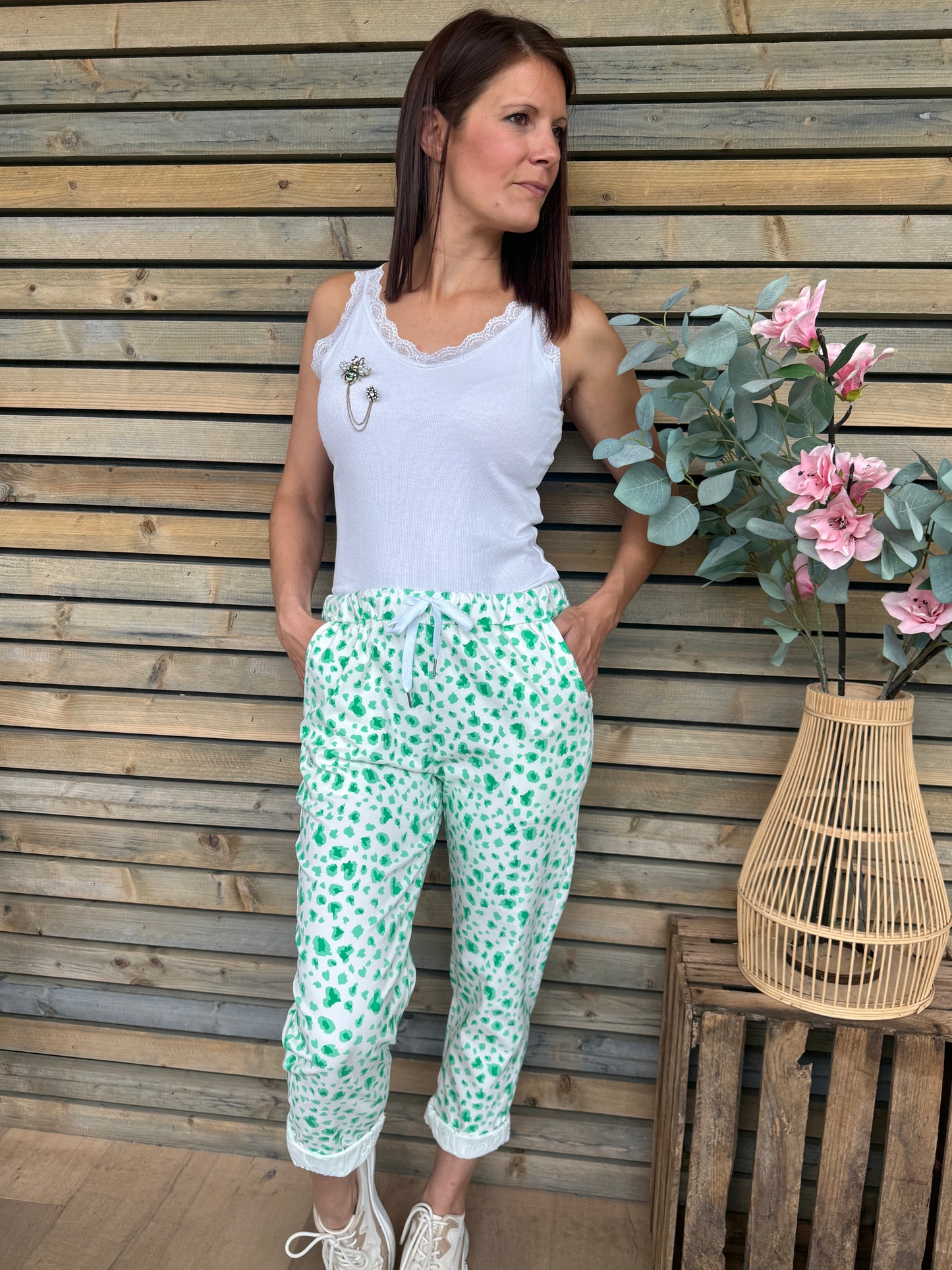 Pantalon Dimi vert