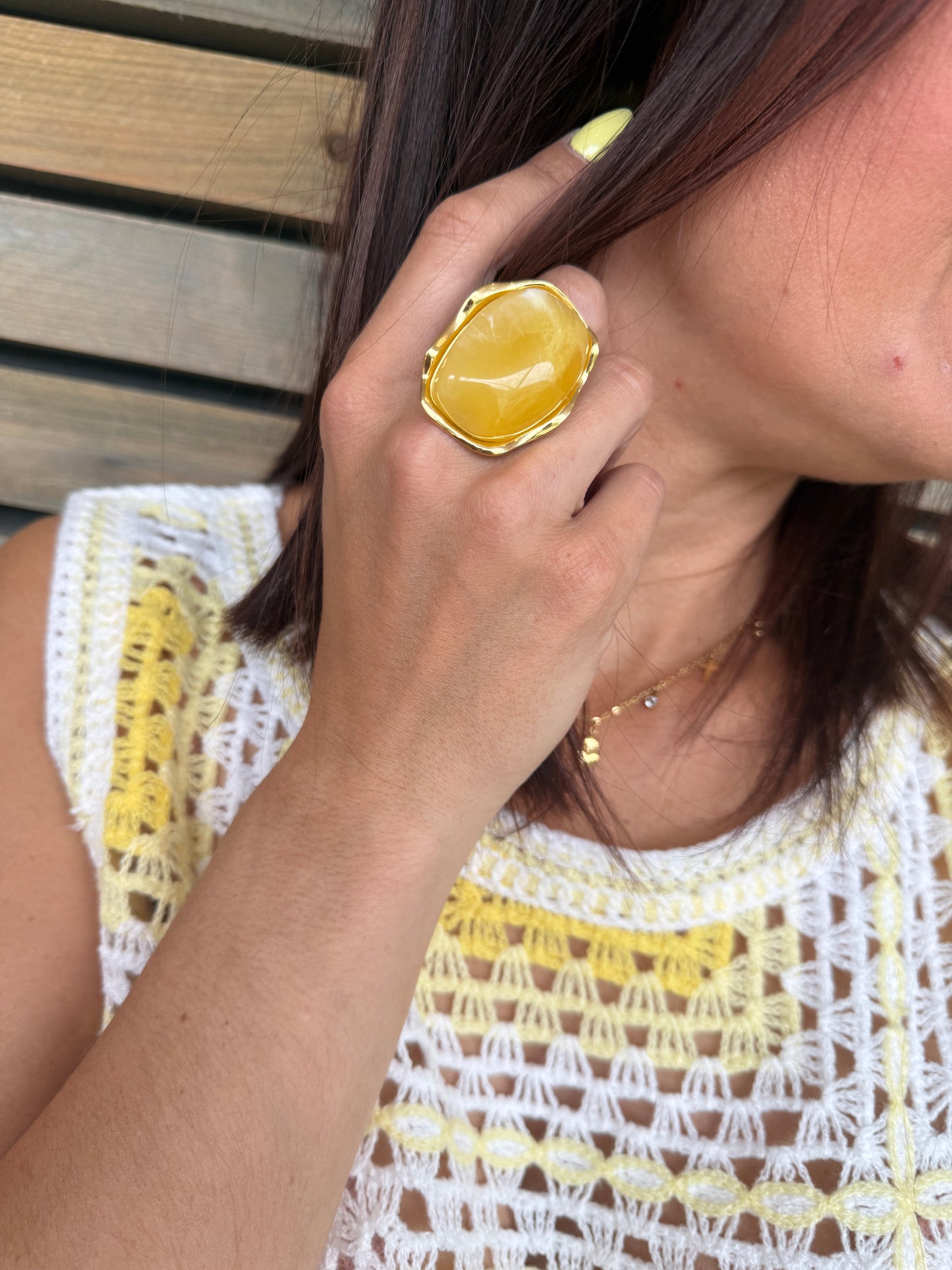 Bague Cali jaune