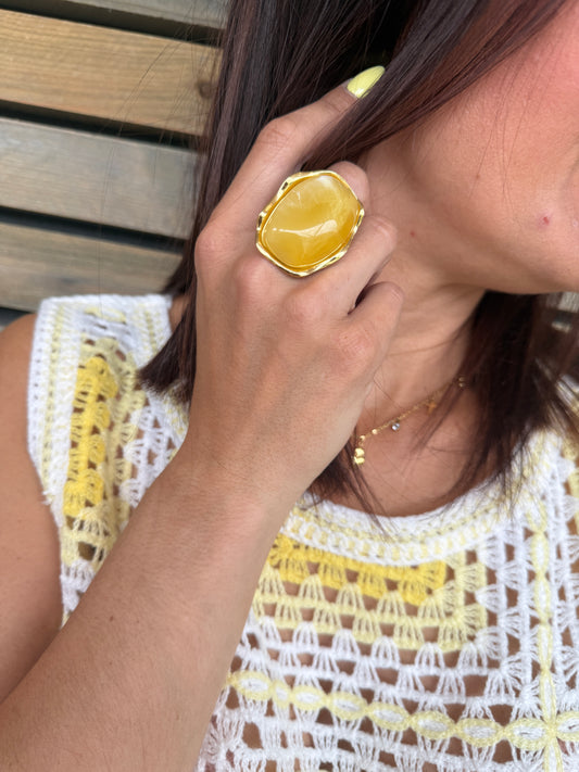 Bague Cali jaune