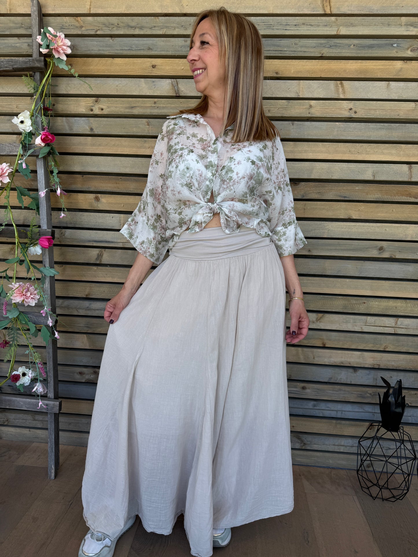 Jupe Floria beige