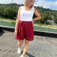 Short Summer grenat
