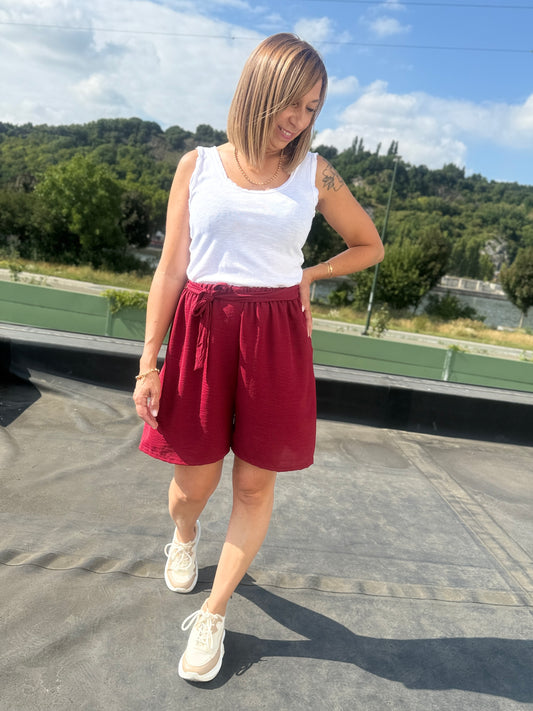 Short Summer grenat