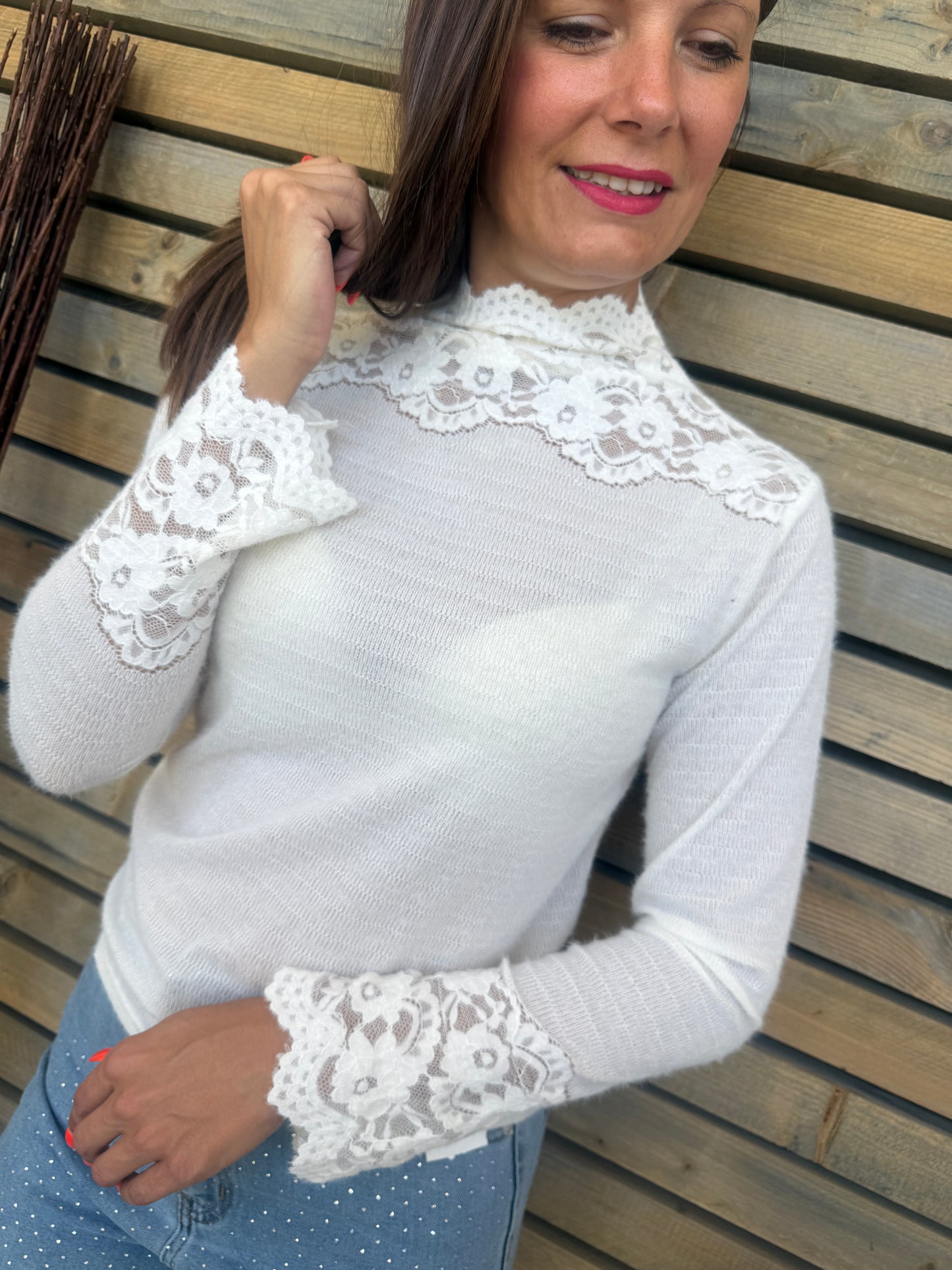 Pull Mila crème
