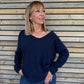 Pull Lucie bleu marine