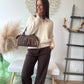 Pantalon Yolène chocolat