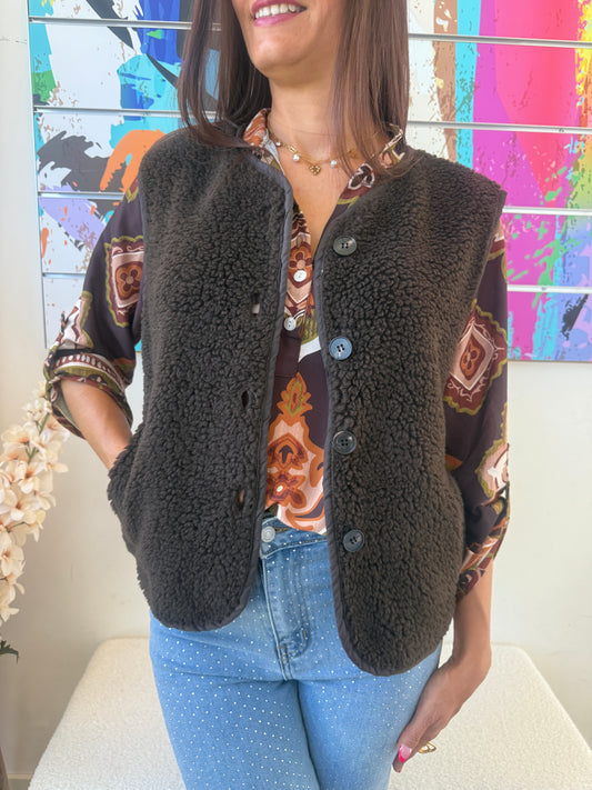 Gilet Lupo chocolat
