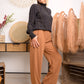 Pantalon Yolène camel