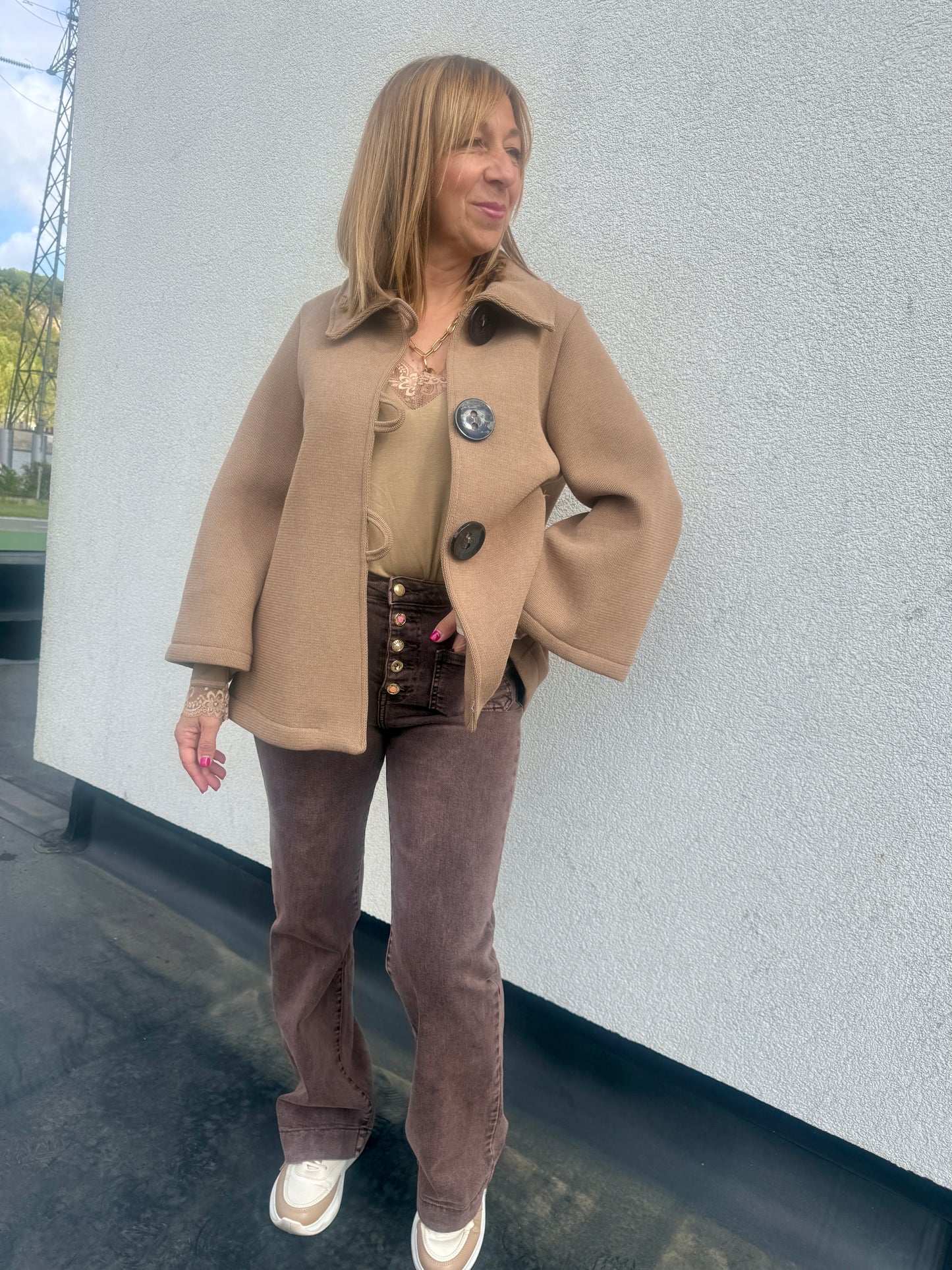 Veste Lupin camel