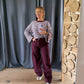 Pull Manille bordeaux