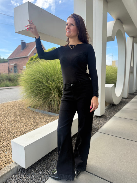Blouse Platon noir