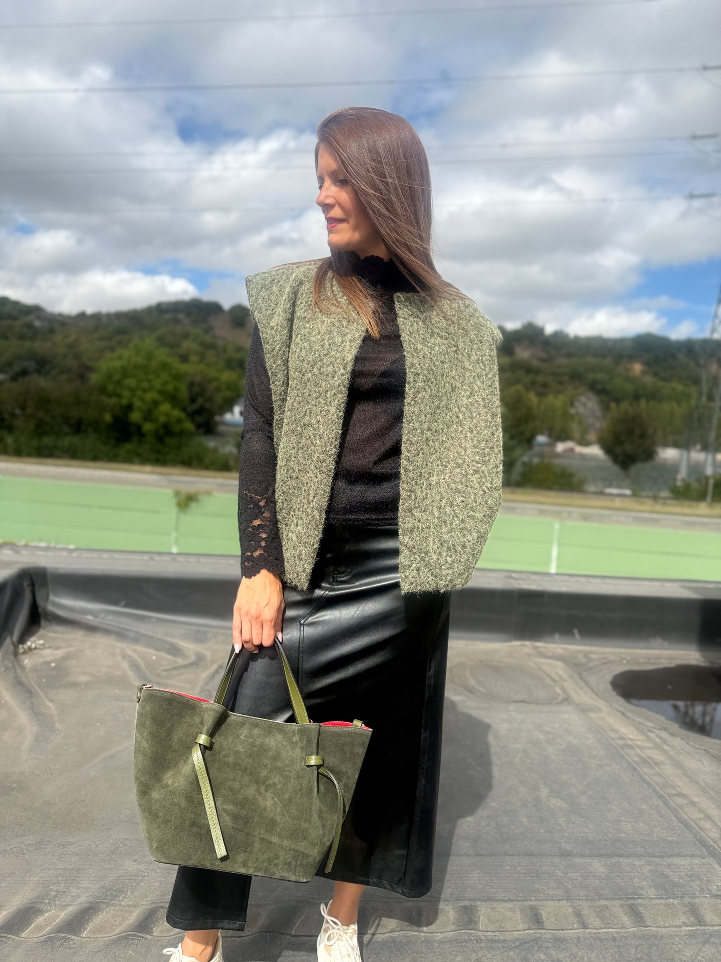 Gilet Manon kaki