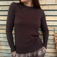 Pull Olga chocolat