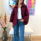 Veste Lupin bordeaux