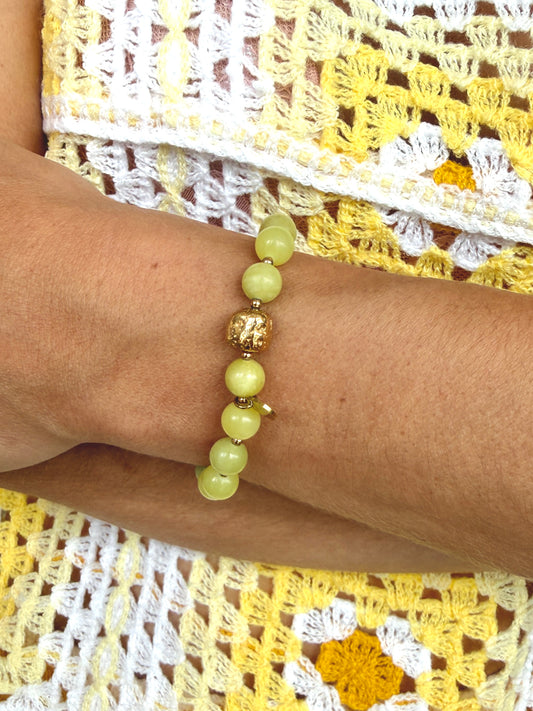 Bracelet Zola vert lemon