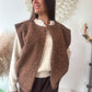 Gilet Manon marron