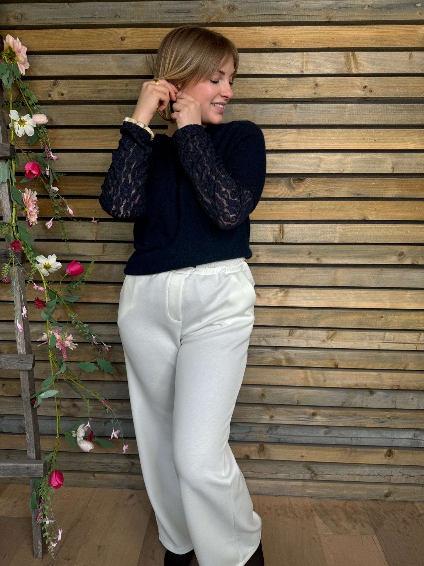 Pantalon BASILE BLANC