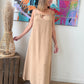 Robe Cléo camel
