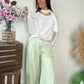 Pantalon Ulysse vert eau