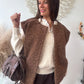 Gilet Manon marron