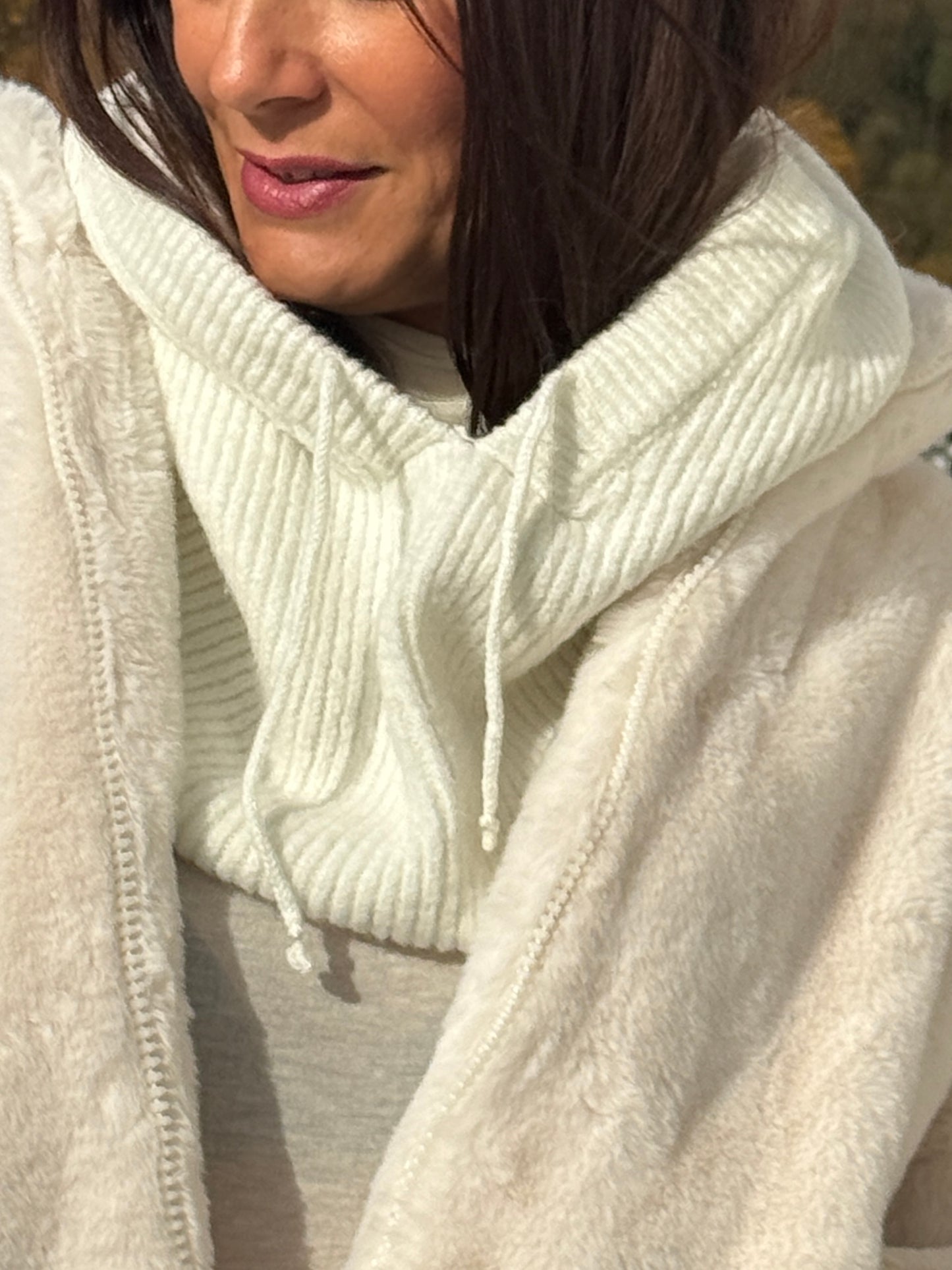 Cagoule Cécile écru