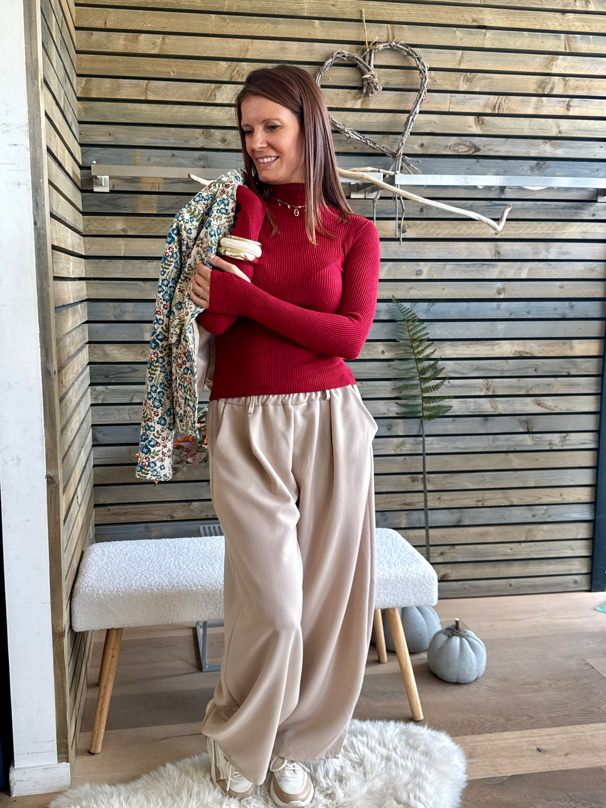 Pantalon Diana beige
