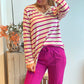 Pantalon Delphine prune