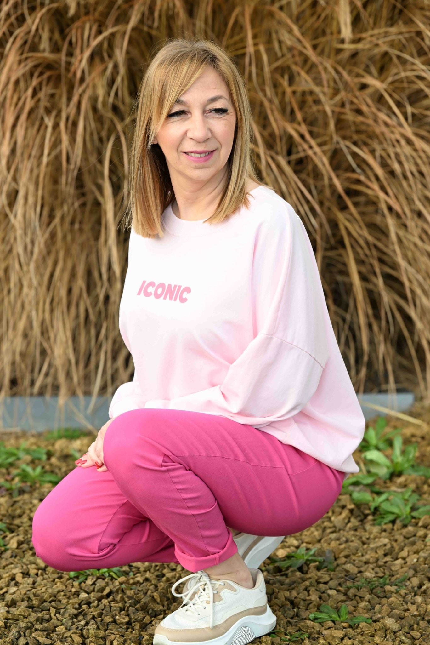 Pantalon Antonin fuchsia