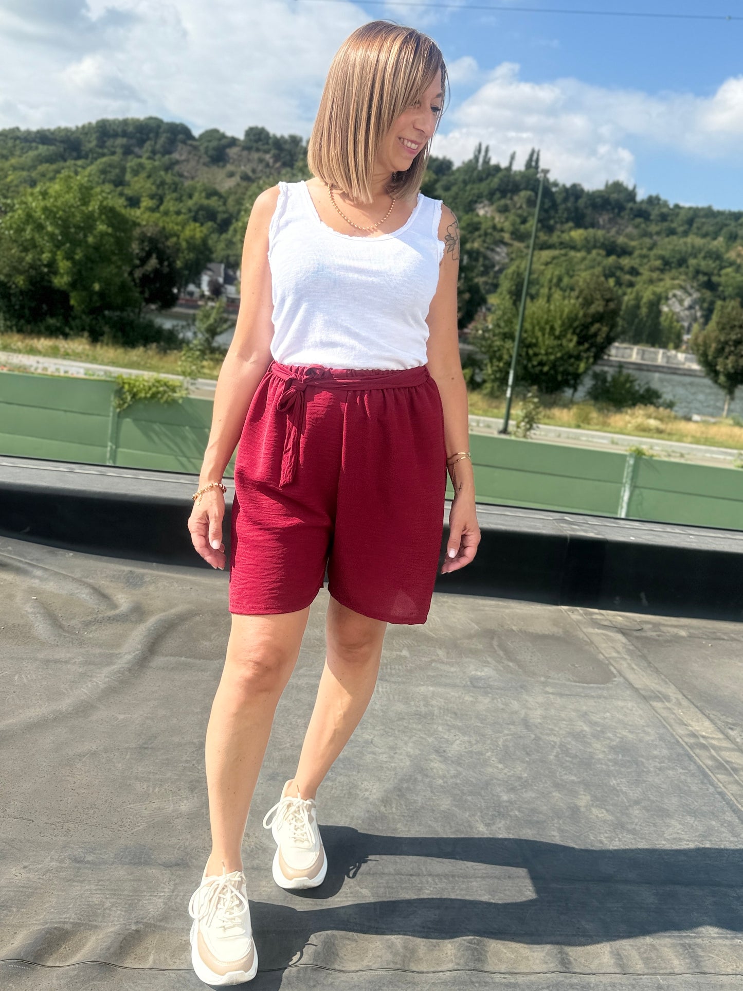 Short Summer grenat