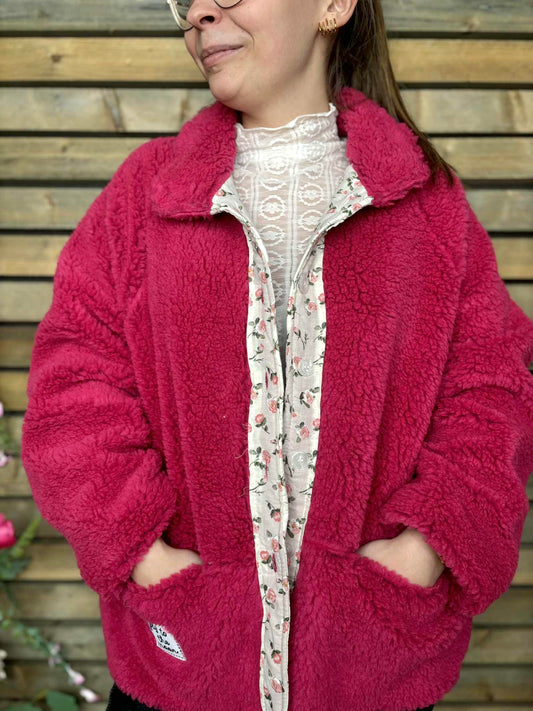Veste réversible Rosie fuschia