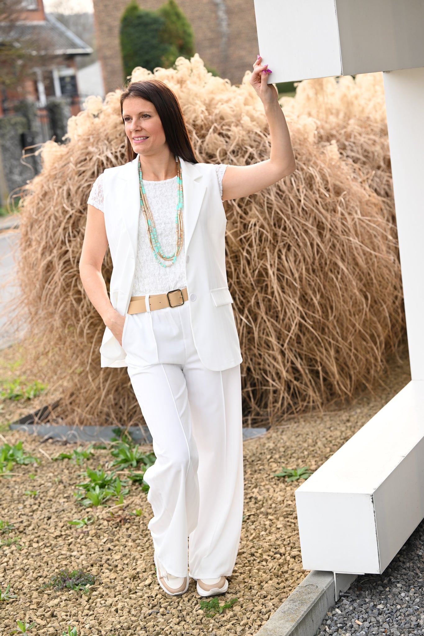 Blazer Ithaque blanc