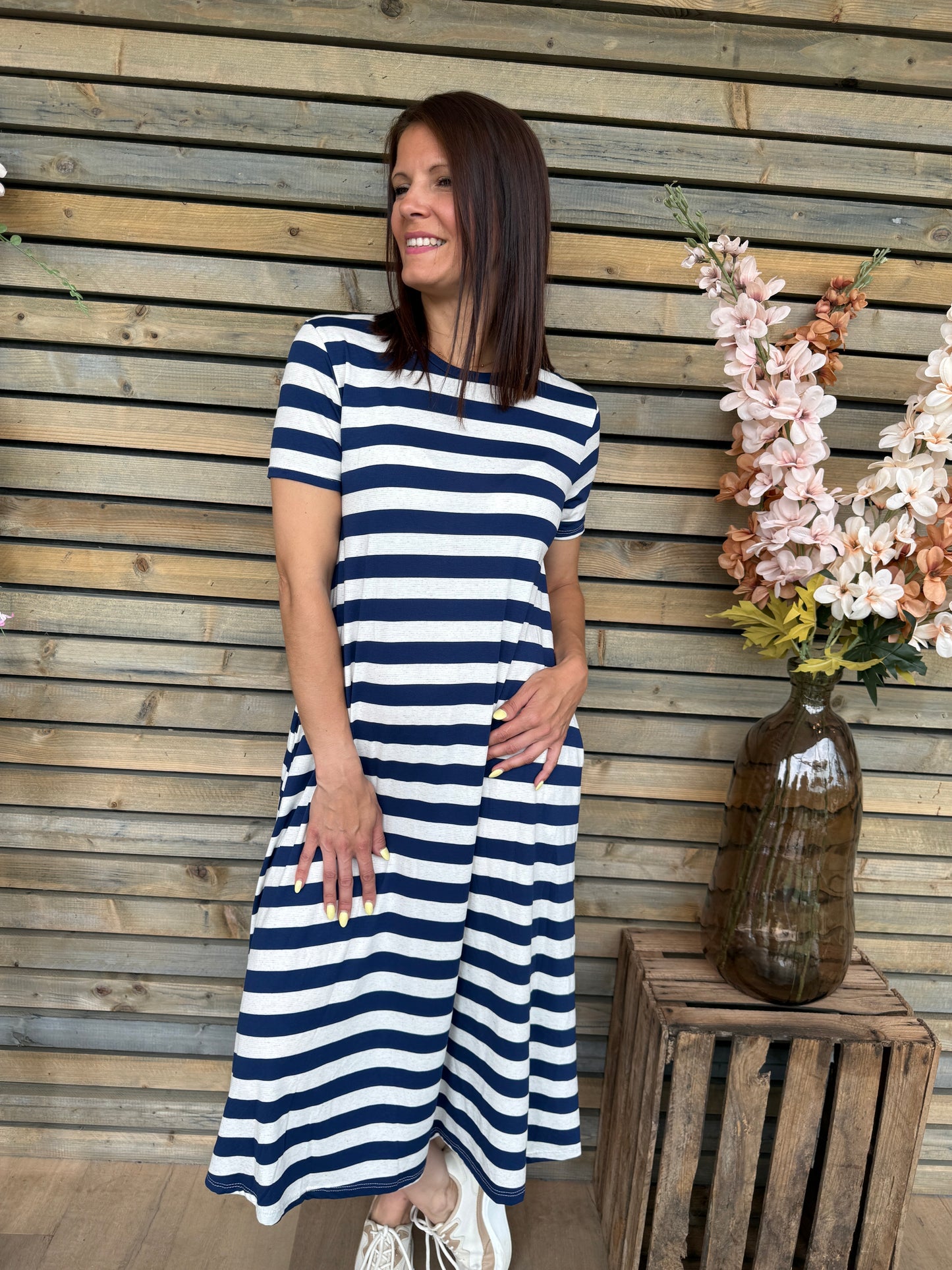 Robe Marie bleu marine