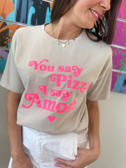 T-shirt Amore taupe