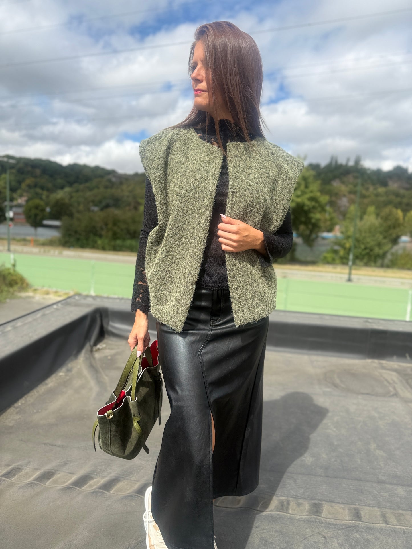 Gilet Manon kaki