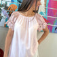 Blouse Alicia rose poudré