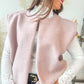 Gilet Marius rose poudre