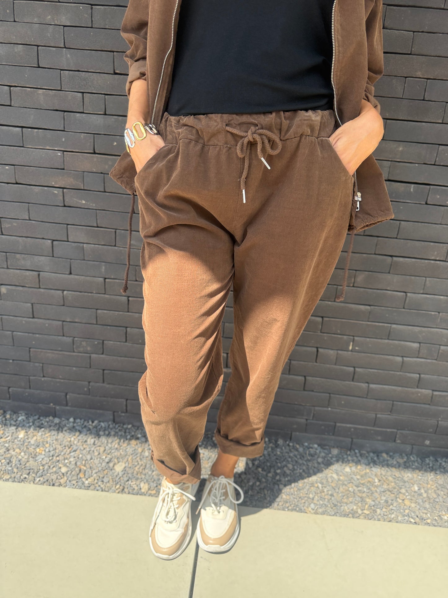 Pantalon Marie chocolat