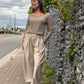 Blouse Annalisa taupe