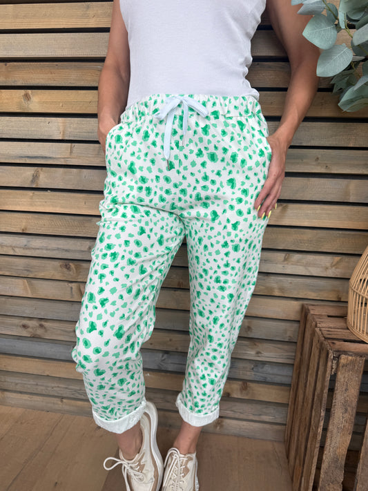 Pantalon Dimi vert