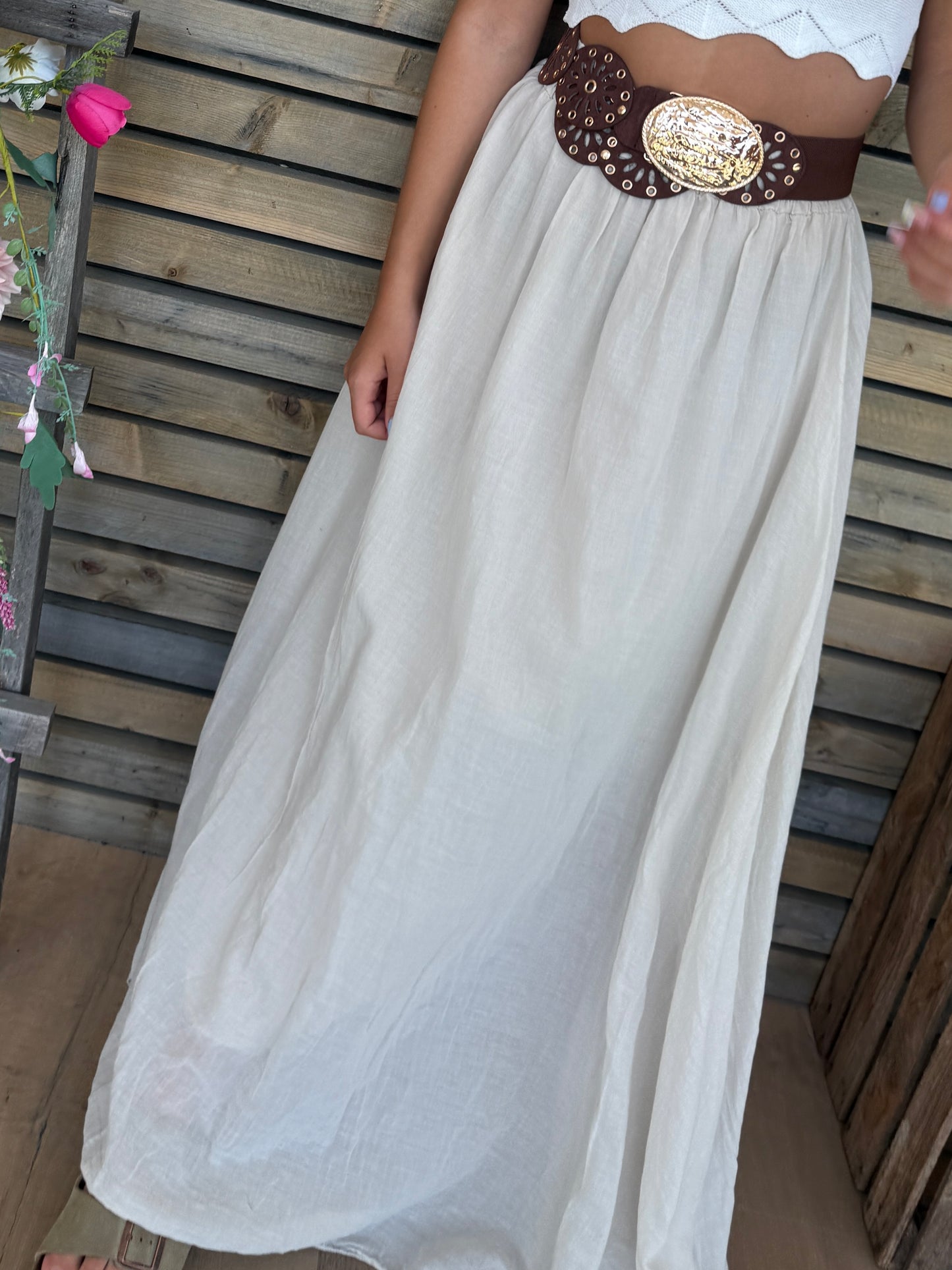 Jupe Mirella beige
