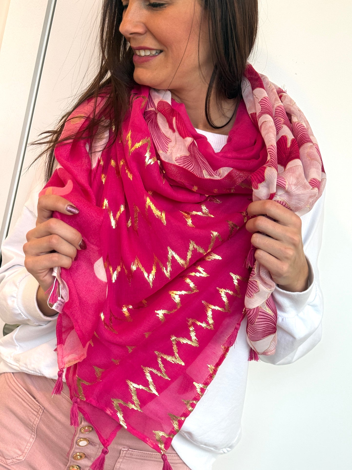 Foulard Mila Fuschia