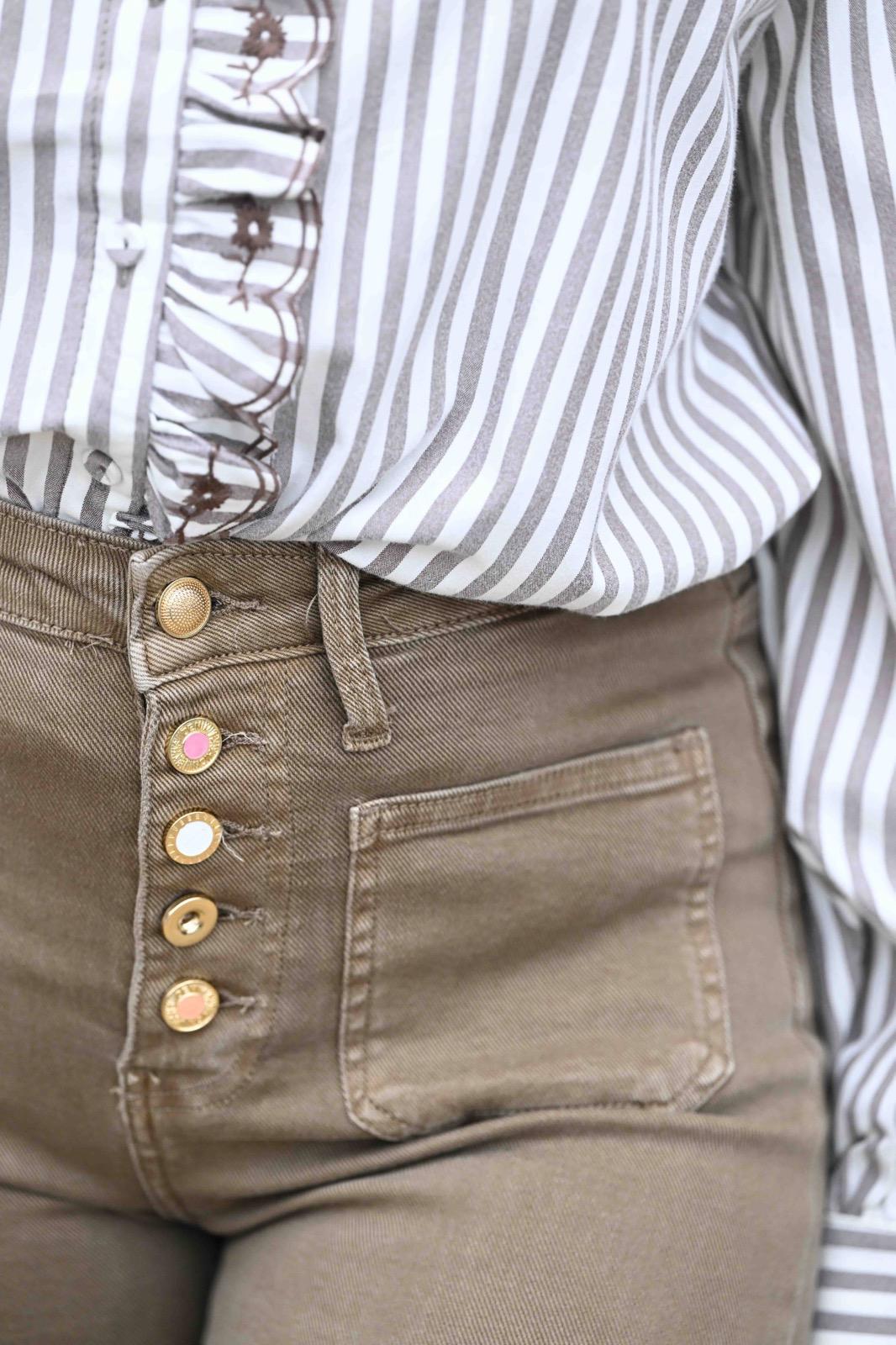 Jeans Gaspard taupe