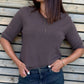 Pull Romane marron
