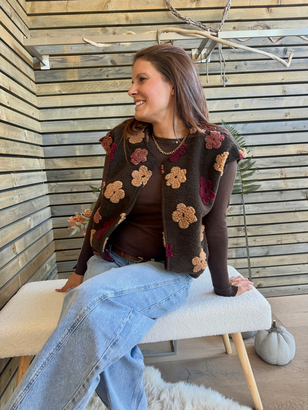 Gilet Calie chocolat